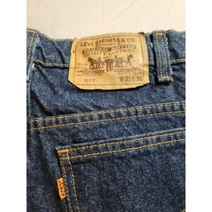 Levis 517 Orange Tab Made in the USA Jeans Mens W31 L30 Bootcut Denim